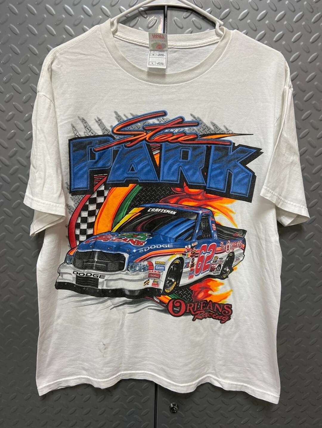 Vintage 90s Nascar Steve Park T-shirt, Steve Park Shirt, Steve Park ...