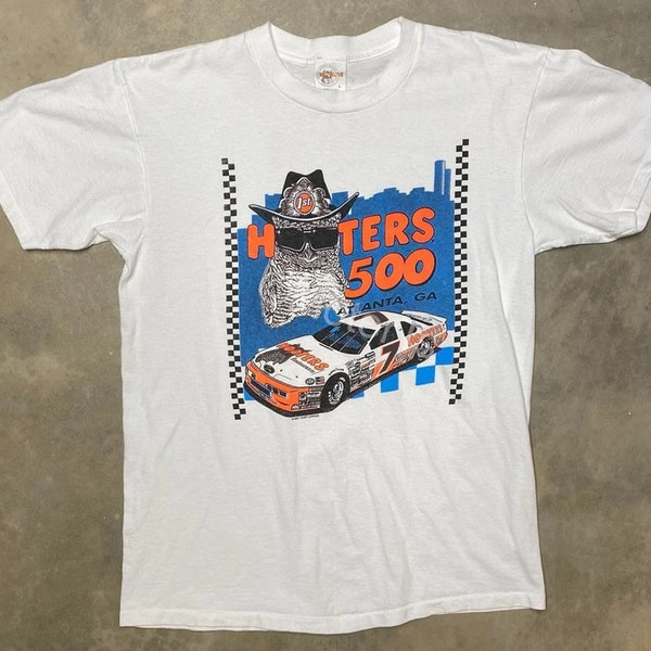 Vintage 1992 Hooters 500 Atlanta Motor Speedway Event T-Shirt, Nascar Shirt, Nascar T-Shirt, Gift For Father, Gift For Mother