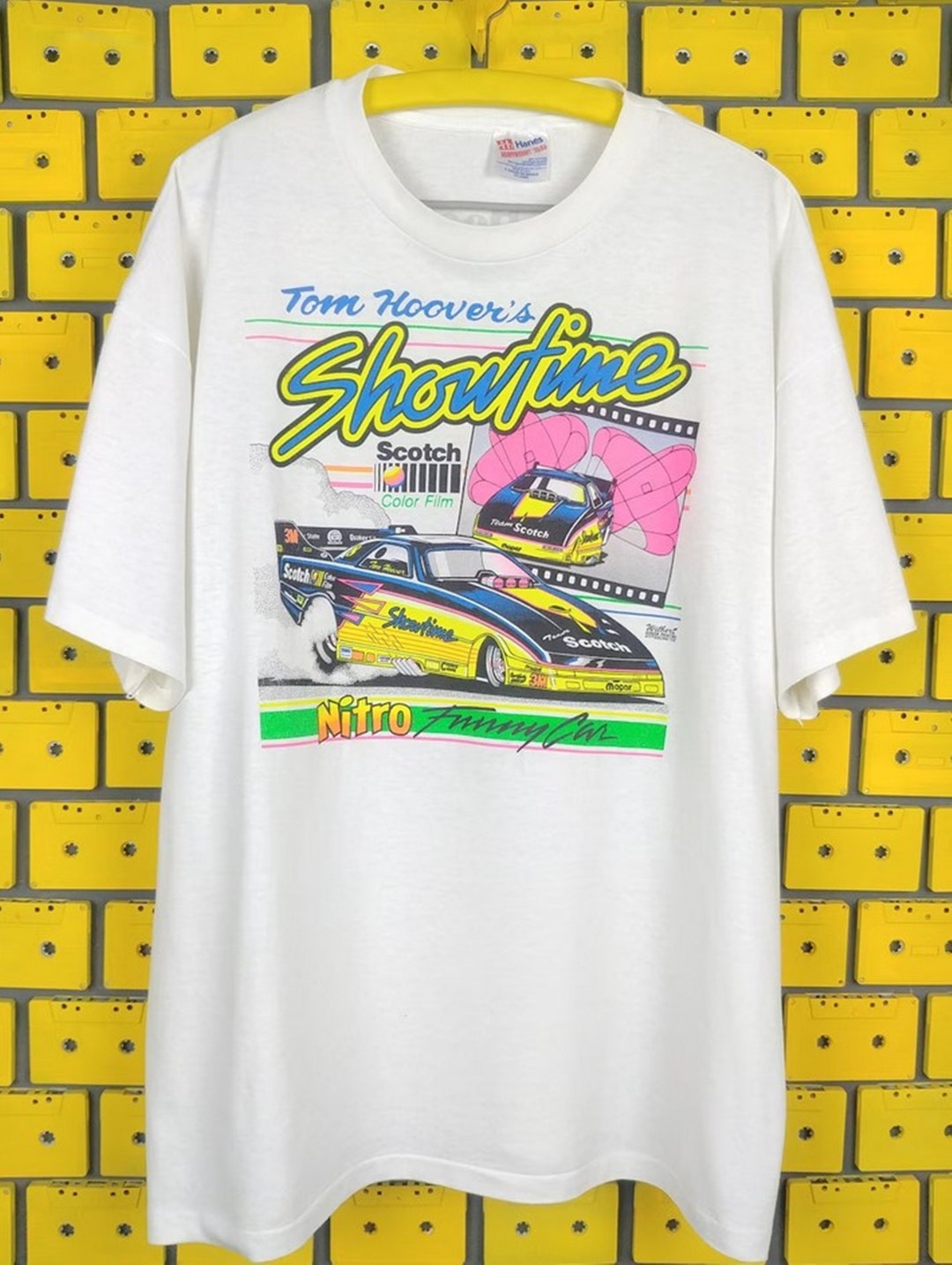 Vintage 80s Tom Hoovers Showtime Tshirt, Tom Hoover Shirt, Tom Hoover