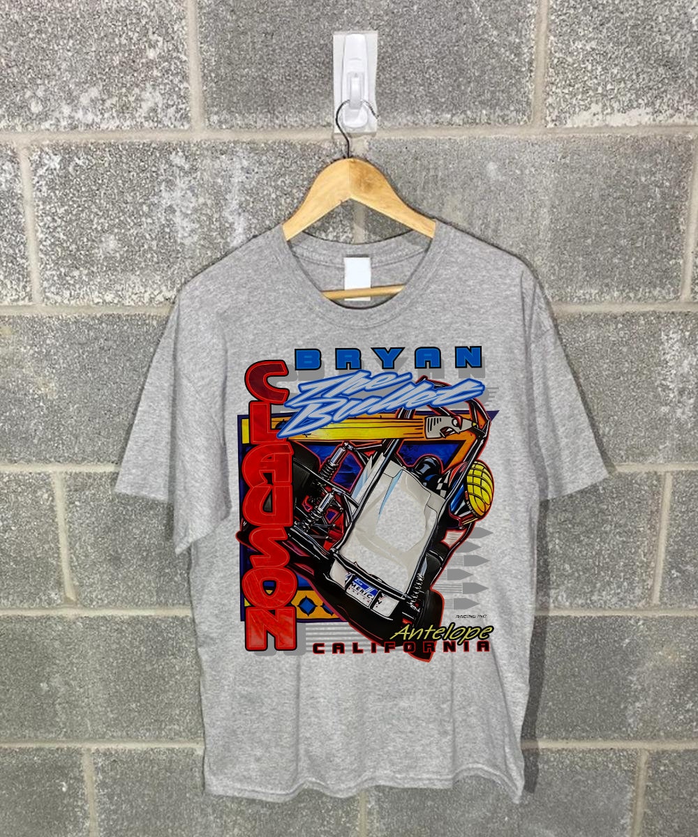 Vinrtage 90s Midget Bryan Clauson T-shirt, Sprint Car T