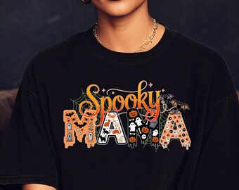 Coquette Spooky Mama PNG: Halloween Sublimation Clipart (Digital Download)