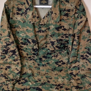 Authentic Marine Woodland Camo Jacket