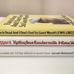 Vintage Lewis Grizzard Hardcover Book Bundle