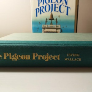Vintage First Edition 1979 Science Fiction Novel The Pigeon Project Irving Wallace