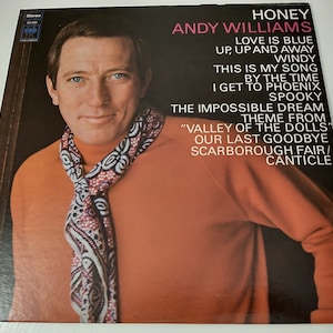 Vintage 1968 Andy Williams Album...