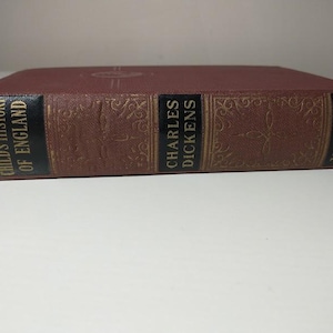 Beautiful Antique Childs History of England Charles Dickens Volume XV