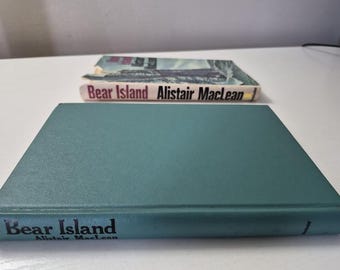 Vintage Erste Ausgabe Bear Island Mystery Novel 1971 Alilair MacLean