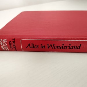 Vintage 1950&#39;s Alice in Wonderland Lewis Carroll Book