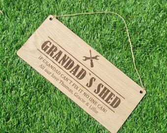 Grandad  shed plaque