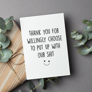 Stepdad Father's Day Card, Bonus Dad Birthday Card, Funny Father's Day Gift From Step Children, Stepdad Card, Bonus Dad Appreciation Card