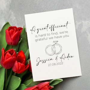 Officiant Proposal Card, Marriage Officiant Gift, Officiant Proposal Gift For Her Or Him, Will You Be Our Officiant Card From Bride & Groom