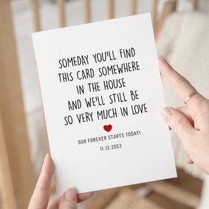Personalized Card For Groom, To My Husband On Our Wedding Day Card, Our Forever Starts Today Card, To My Groom Wedding Day Gift From Bride