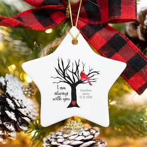 Personalized Memorial Christmas Ornament, Condolence Gift, Loss Of Grandmother, Remembrance Gift, In Memory Of Loved One, Grandma In Heaven