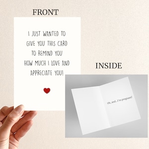Funny Baby Announcement Card To Husband, Pregnancy Reveal Ideas For Him, Surprise Pregnancy Card For Husband, I&#39;m Pregnant Greeting Card