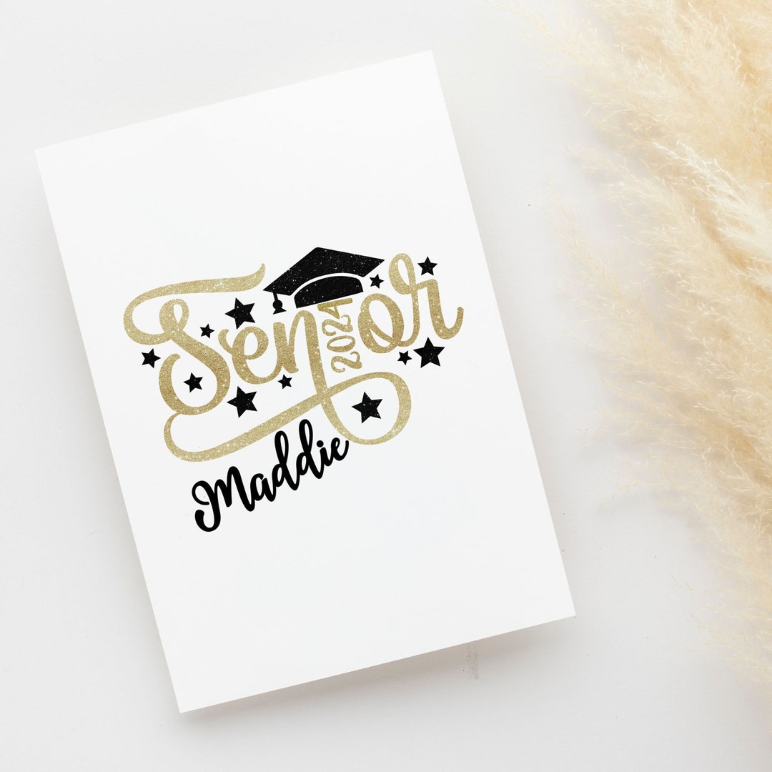 Personalized Senior Class of 2024 Card, High School Graduation Card ...