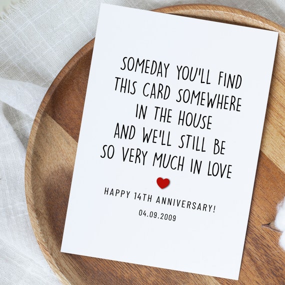 【BC】BOYFRIEND 14th Anniversary Goods 14 Year Anniversary Gift For Him, 14th Wedding Anniversary