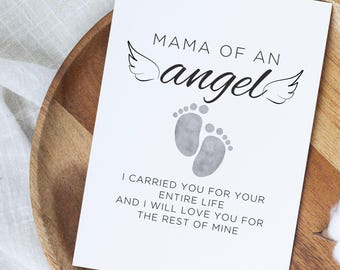 Baby Loss Card, Miscarriage Card, Baby Loss Mother's Day Card from Mom, Infant Loss Card, Mama Support Card