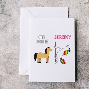 Funny Officiant Proposal Card For Him, Custom Wedding Officiant Proposal Gift Ideas, Priest Card From Bride And Groom,Wedding Minister Gifts
