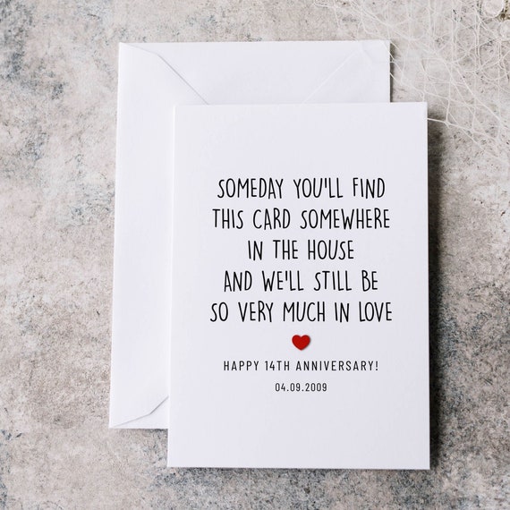 【BC】BOYFRIEND 14th Anniversary Goods 14 Year Anniversary Gift For Him, 14th Wedding Anniversary