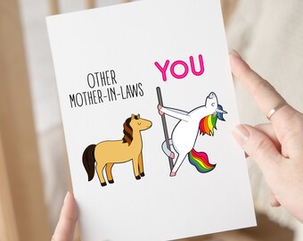 Mother In Law Gift For Mothers Day, Funny Mother's Day Card For Mother In Law, Awesome MIL Gift Ideas, Cute Gift From Daughter In Law