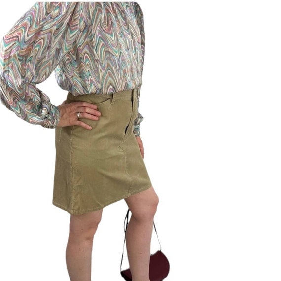 Tommy Hilfiger Womans Corduroy Skirt Sz 6 Vintage… - image 2