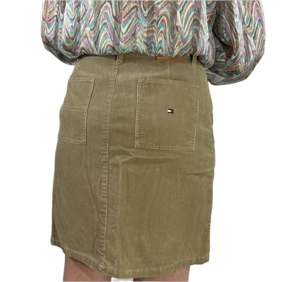 Tommy Hilfiger Womans Corduroy Skirt Sz 6 Vintage… - image 5