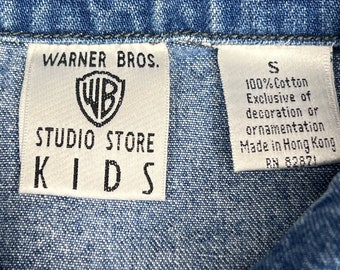 warner bros/Gジャン/S 古着 90年代 Worner Bros Studio Store WARNER BROS ワーナー