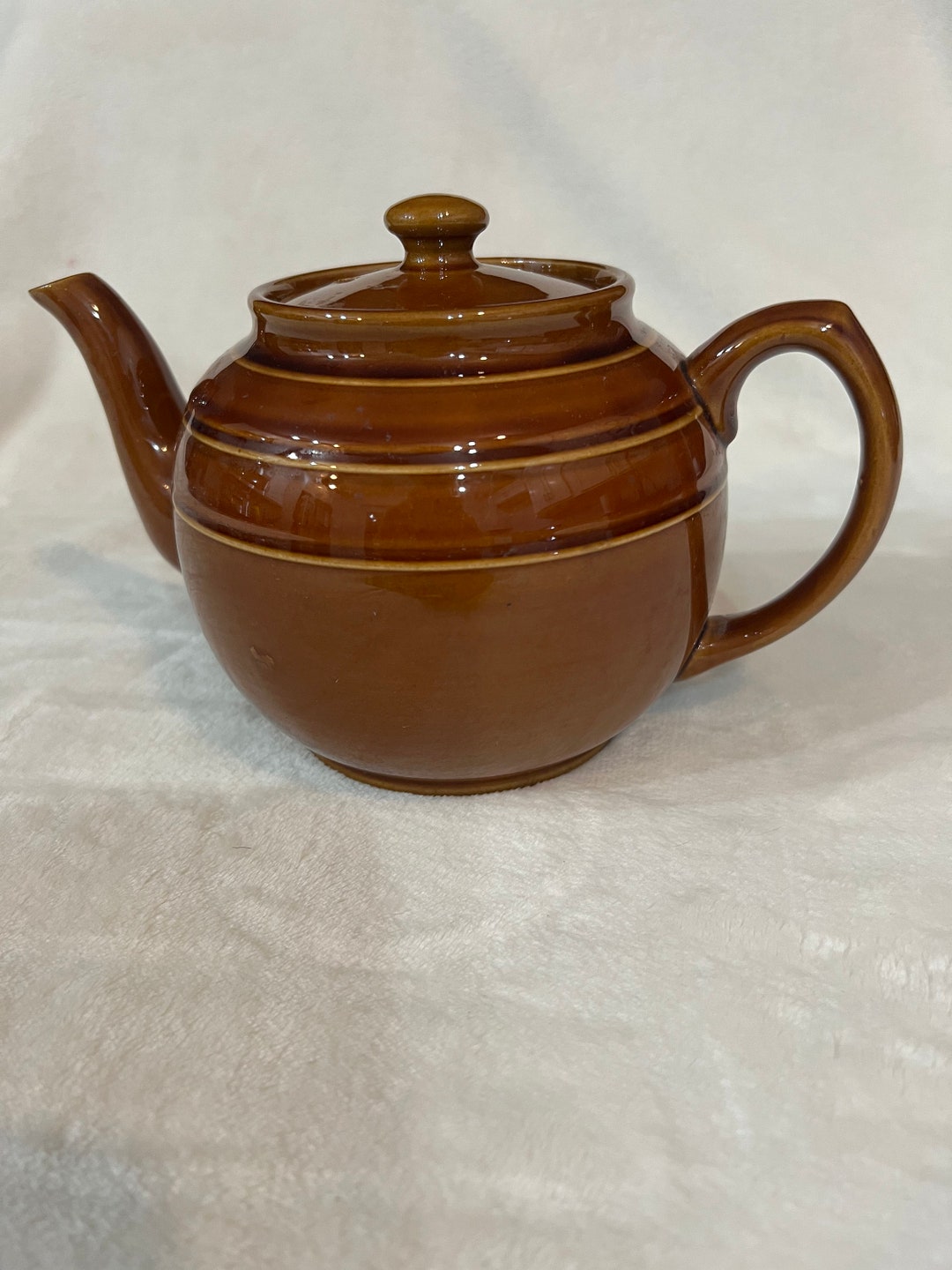 Sadler Brown Betty Teapot Etsy