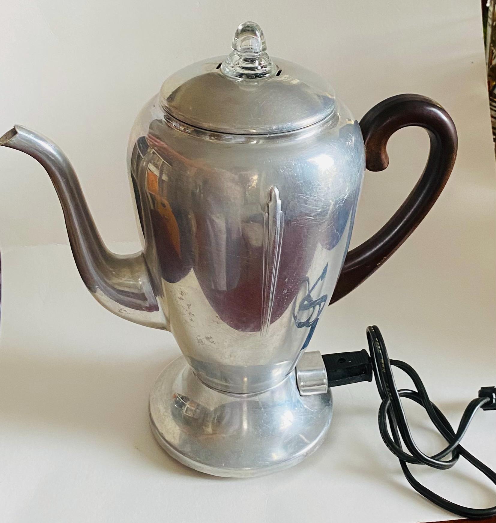 Vintage Mirro-matic Electric Coffee Percolator - Etsy