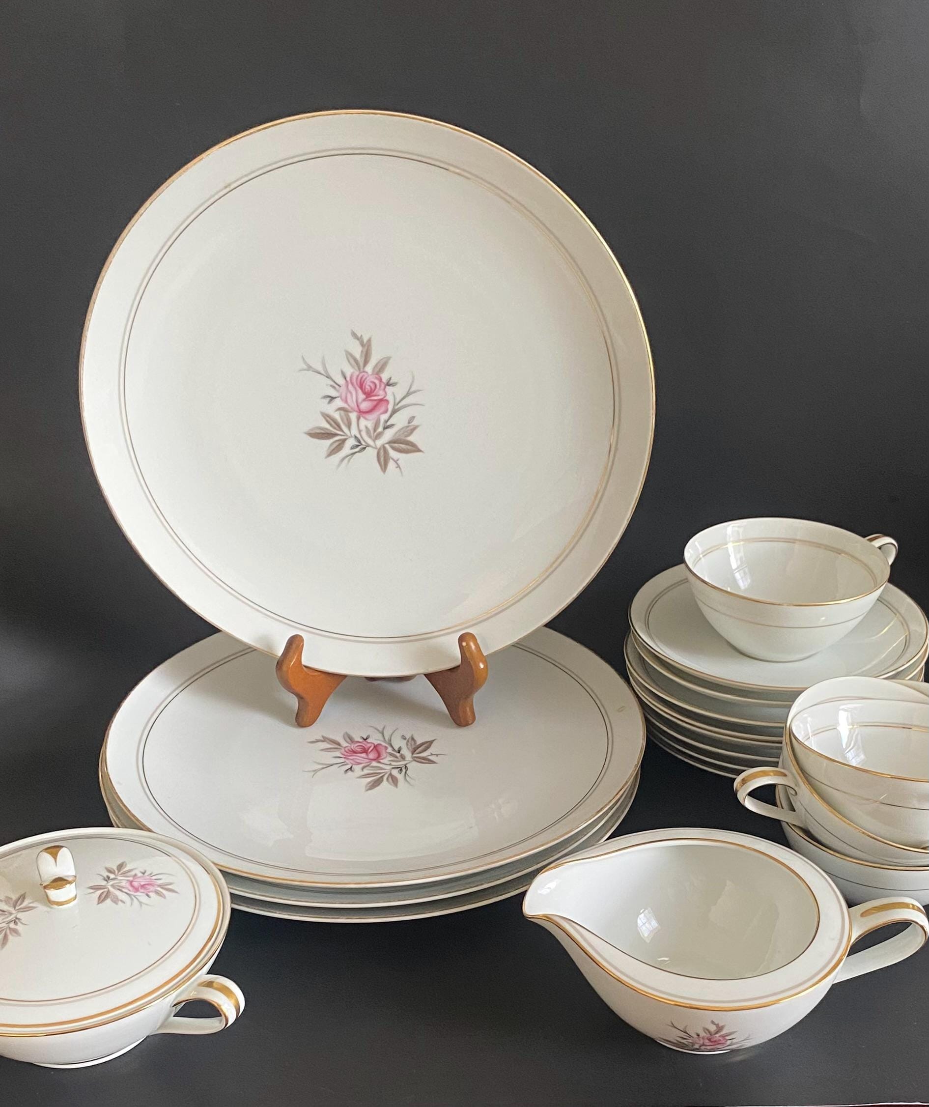 Vintage 1960s Floral Dinnerware, Daryl by Noritake - Etsy