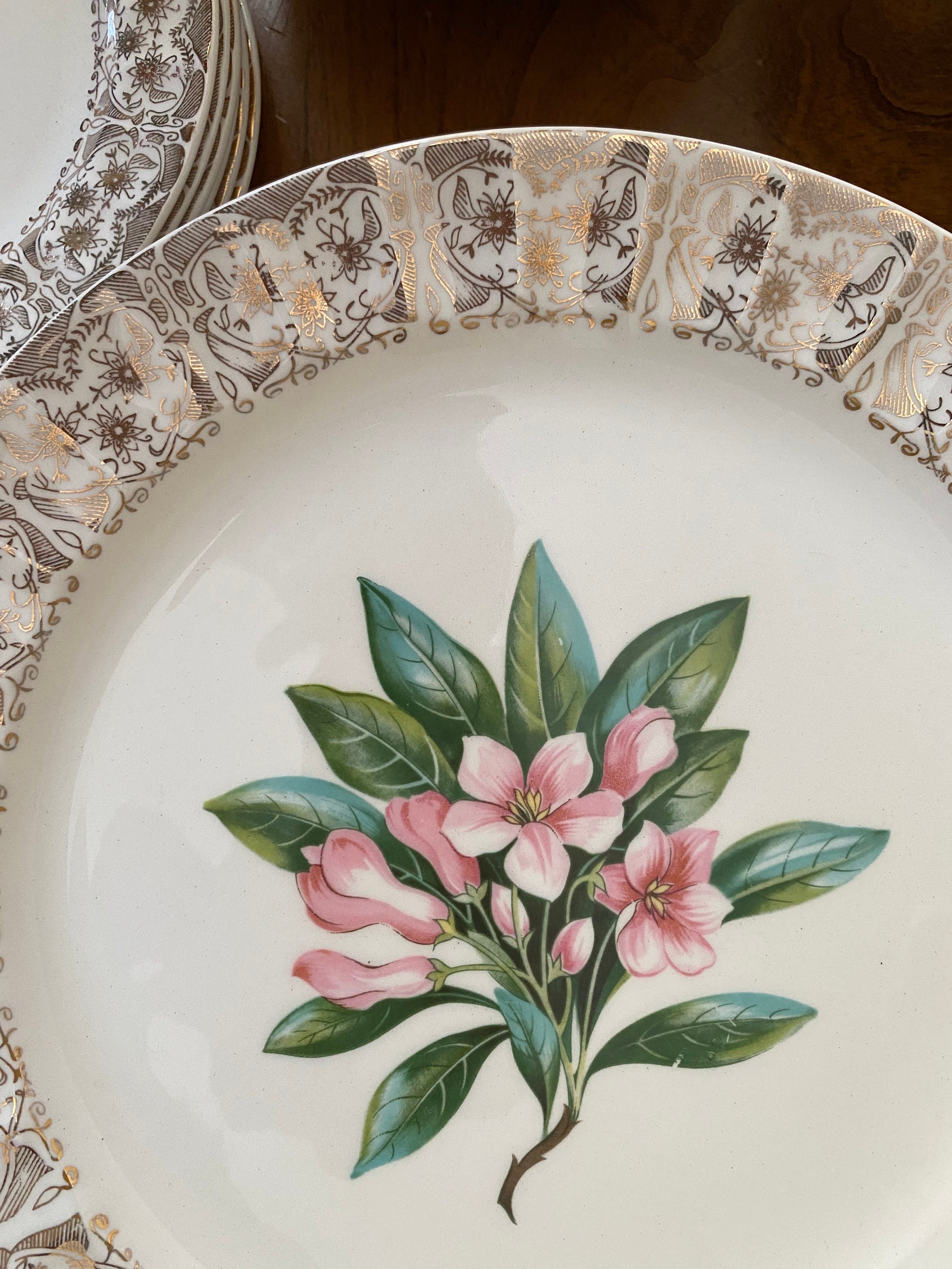 Vintage National Brotherhood Operative Potters Prim Rose
