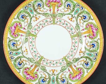 Vintage Royal Worcester Porcelain Dinner Plates Set of 12