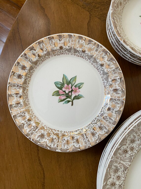 Vintage National Brotherhood Operative Potters Prim Rose