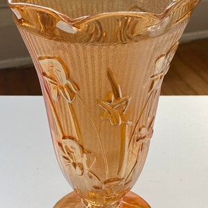 Jeannette Iris, Iridescent Glass Vase