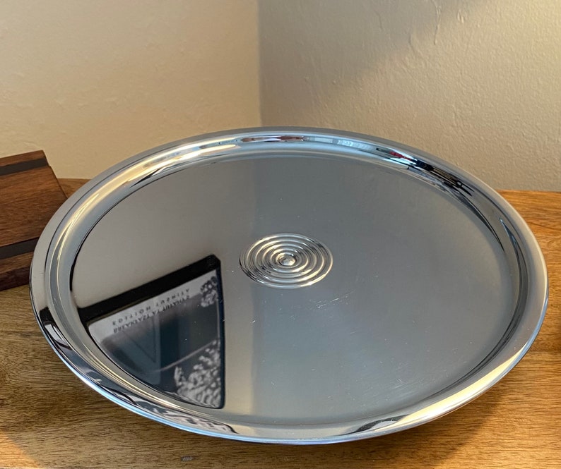Mid Century Modern Kromex Lazy Susan Serving Platter Etsy