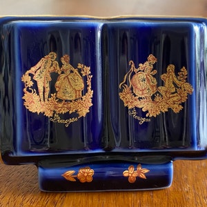 Limoges Castel France Porcelain Book Figurine