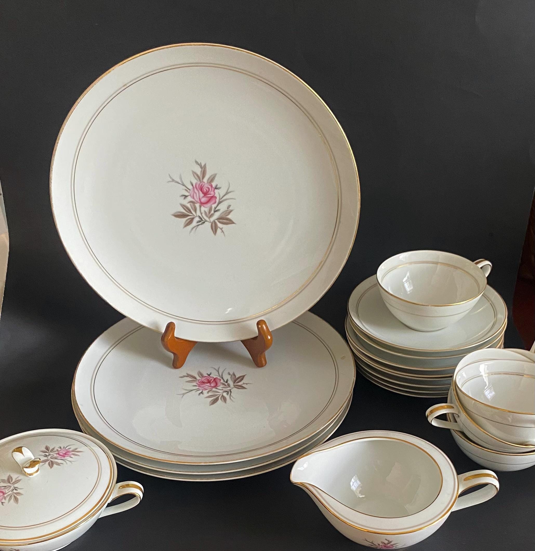 Vintage 1960s Floral Dinnerware, Daryl by Noritake - Etsy