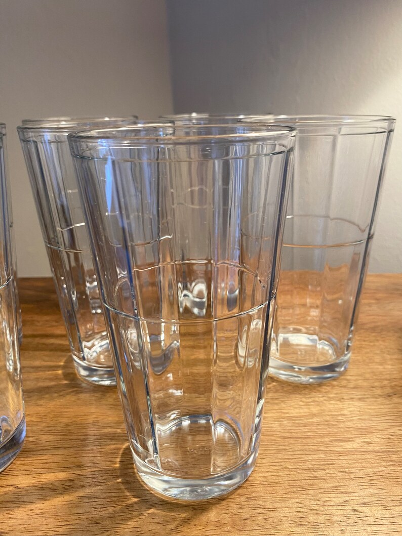 Circleware Boardwalk Clear Glasses Set of 7 Etsy