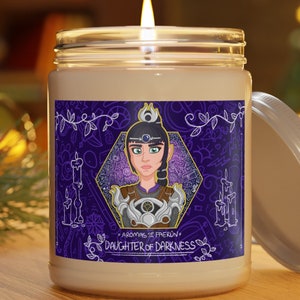 Shadowheart Candle - Baldur&#39;s Gate 3 (Eucalyptus and Lavender Scent)