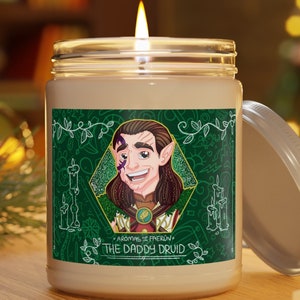 Halsin Candle - Baldur&#39;s Gate 3 (Fresh Balsam Scent)