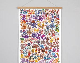 こ*ば様 ポケカ カントー　151匹　オリジナル図鑑　まとめ売り　160枚程　フ ポケモン 151 ポケモン図鑑カントー 額入りプリント - ポケモン ギフト