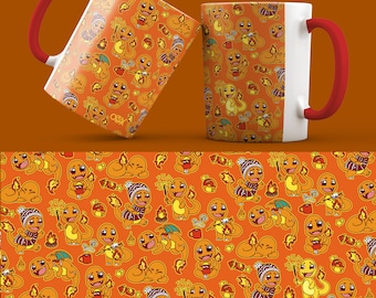 Charmander Mug w/Red Handle/Inside