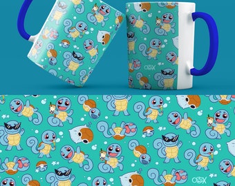 Squirtle Mug w/Red Handle/Inside