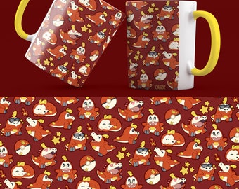 Taza Fuecoco con mango amarillo / Interior