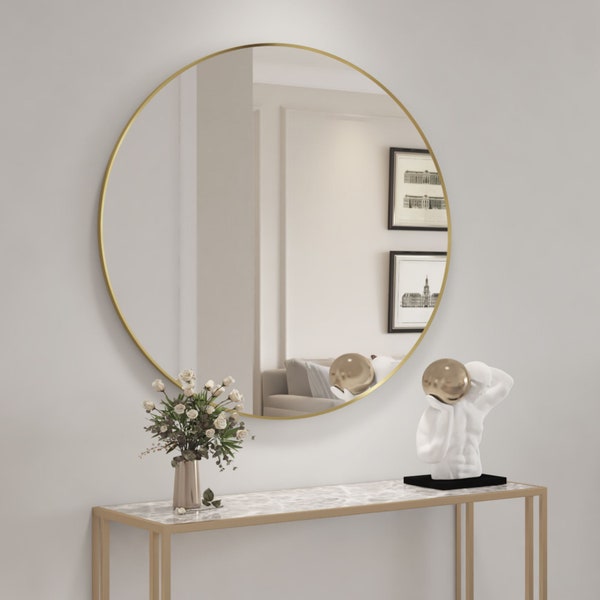Decorative Bathroom Mirrors Etsy