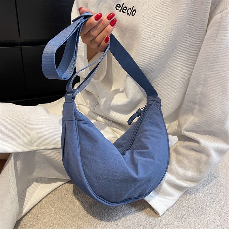 Dumpling Crossbody Bag Casual Bag Simple Canvas Bag - Etsy UK