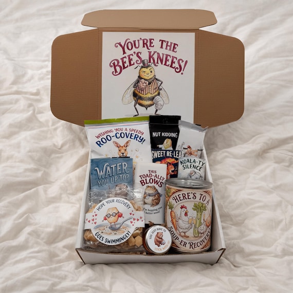 Knee Replacement Gift Box, Funny Surgery Recovery Care Package