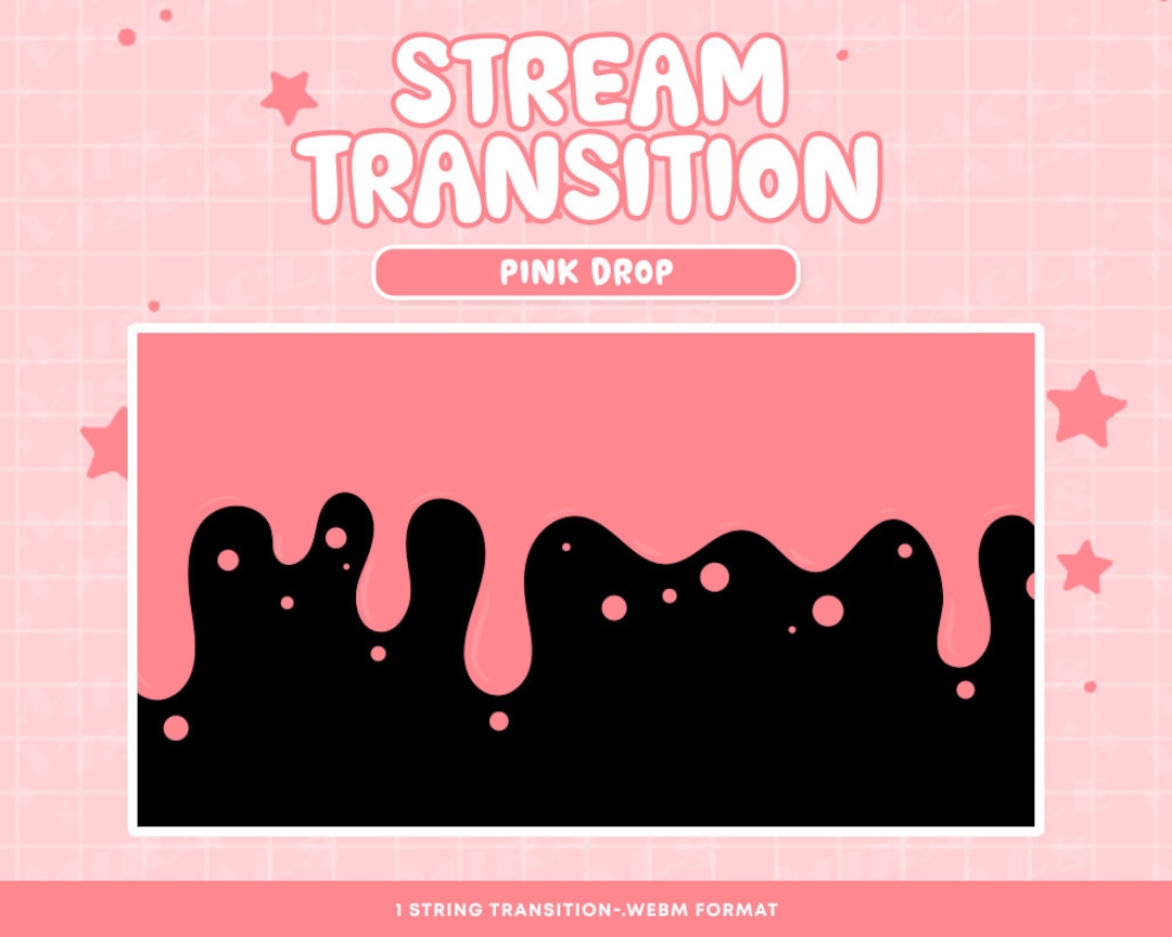 Twitch String Transition/ Pink Liquid Transition / Kawaii / Twitch ...
