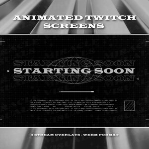 Cyber Y2k Animated Custom Twitch Overlays / Y2k / Cyber / Globe / Oveylays Twitch / Be Right Back /  Starting Soon /  Currently Offline /