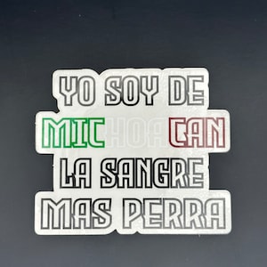 Michoacan Sticker/Mexican Flag Colors